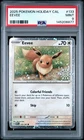 Pokémon TCG 2025 Holiday Calendar Eevee #133 PSA 9 MINT