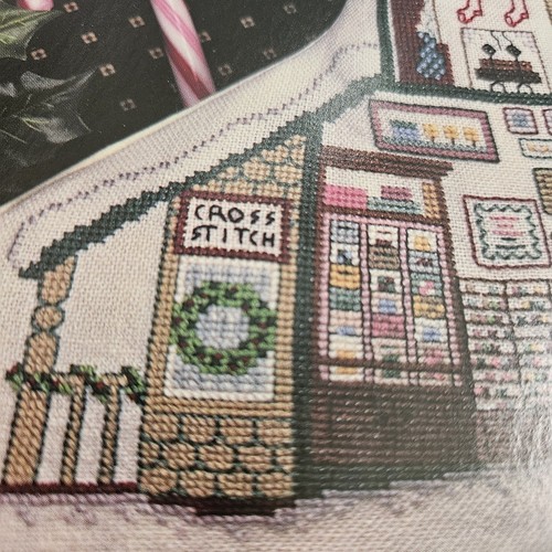 Village Stocking Collection No. 3, Jean Parish Needleworks Cross Stitch Vintage - Picture 3 of 5