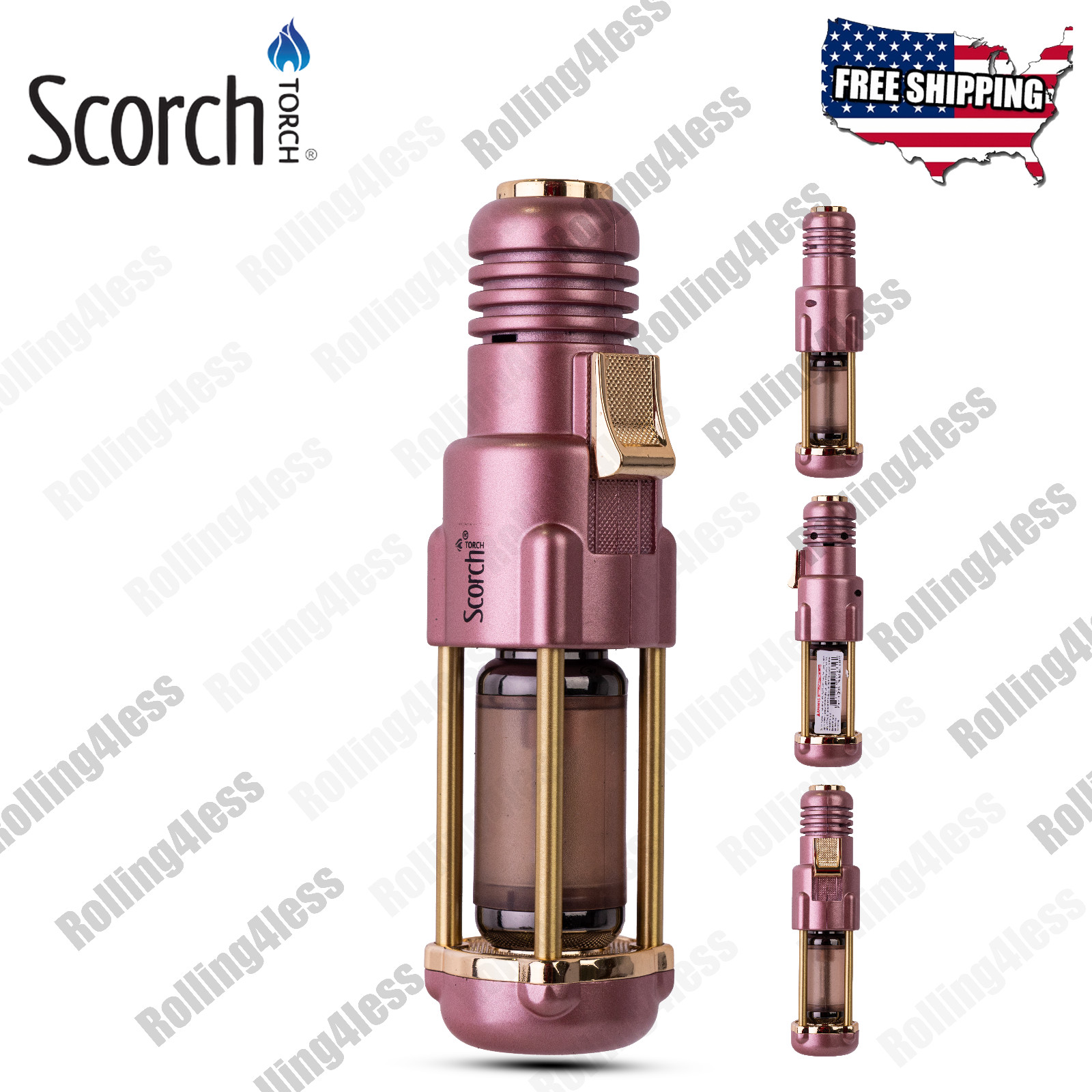🆕Scorch Torch Blaze Easy Hand Held Powerful Single Flame Torch Lighter