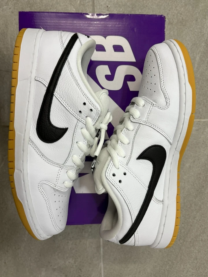 NUEVO TALLA 9.5 NIKE SB Dunk Low Pro goma blanca Foto 2 de 2