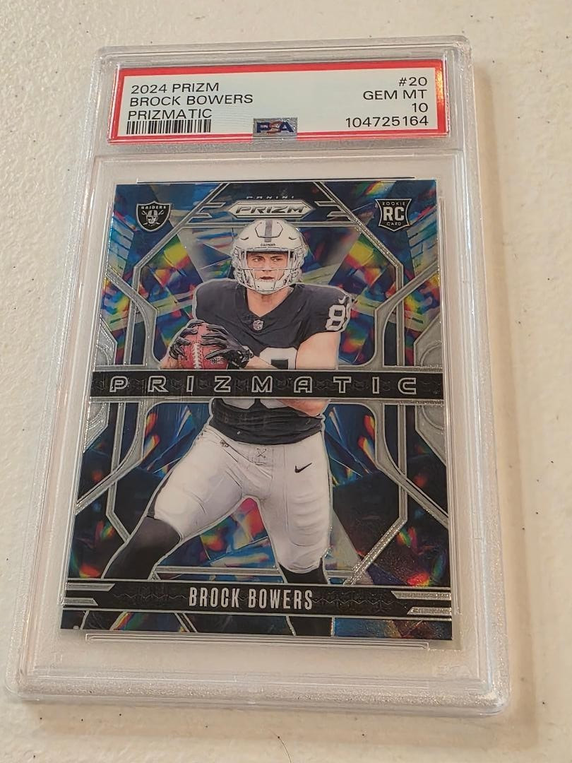 Brock Bowers Panini Prizm Prizmatic #20 Base