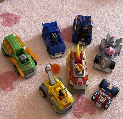 Spin Master Paw Patrol Konvolut 7 Fahrzeuge Teils mit Figuren