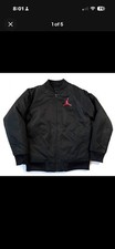 Boy's Black Air Jordan Jacket Medium Excellent Condition