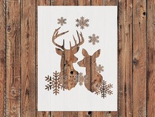 Reusable Christmas Stencil Template for Wall Art DIY Crafts - StencilAir