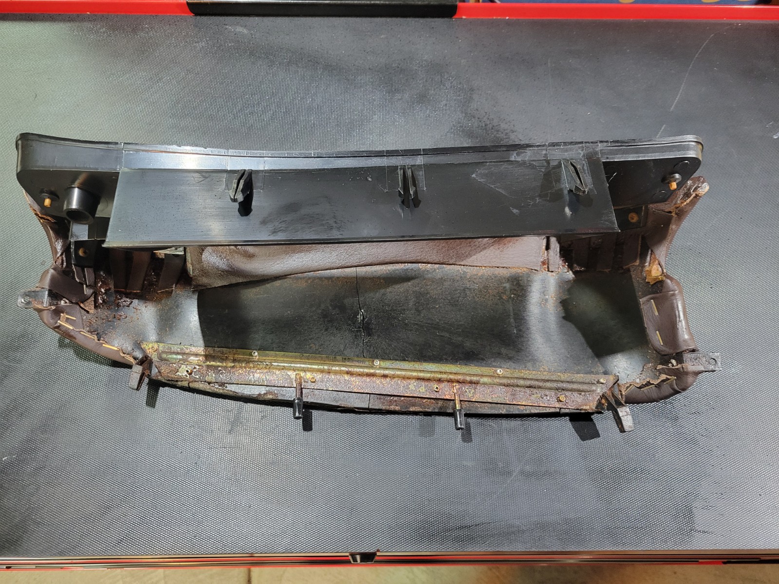 Dash Cover Gauge Cluster Bezel Chrysler Maserati TC Instrument Panel Leather Oe