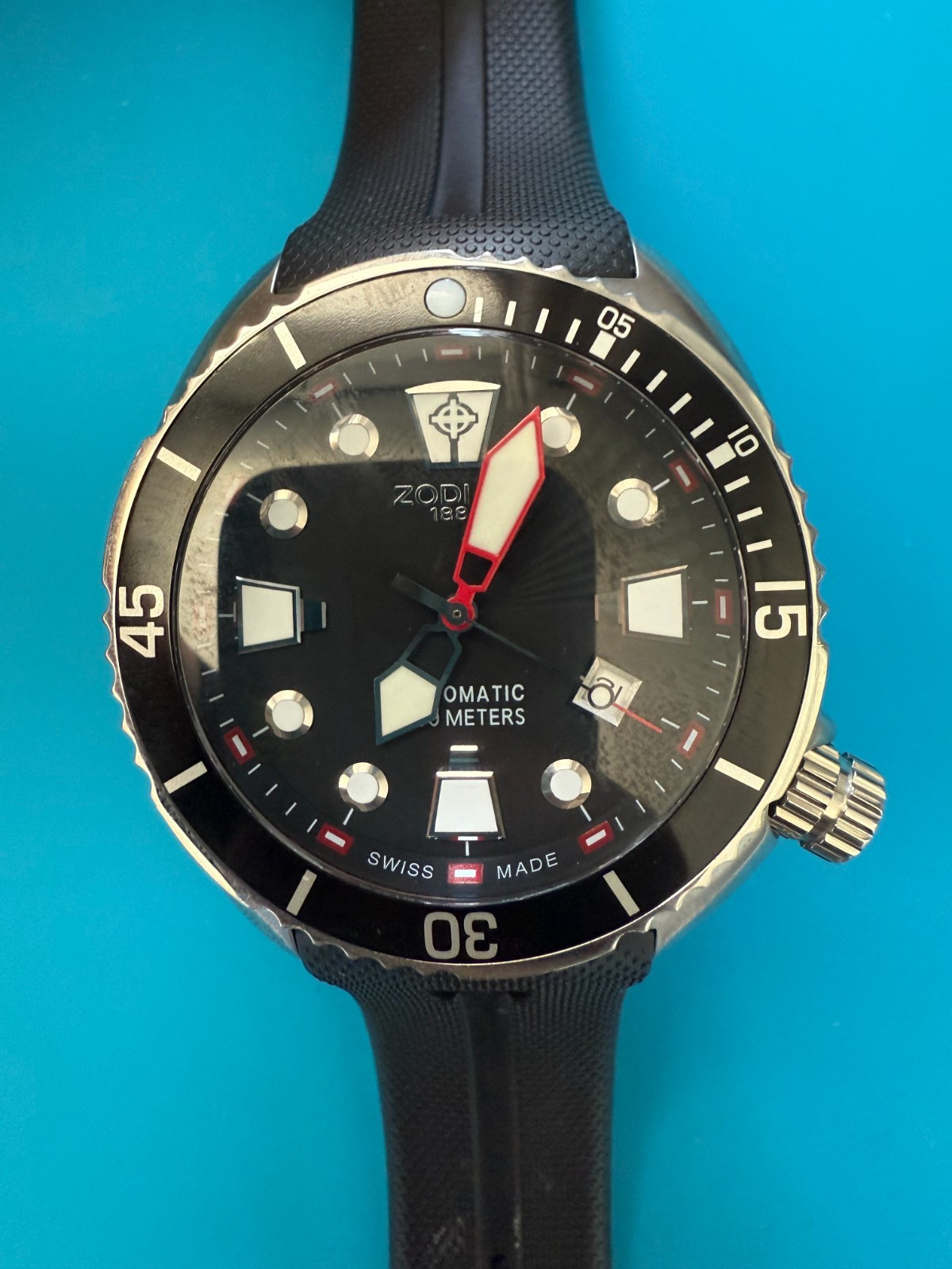 Men's Watch - Zodiac Oceanaire Diver ZO8001 - Automatic - Good Condition