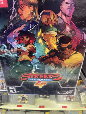 Streets of Rage 4 Collector's Edition Nintendo Switch Limited Run