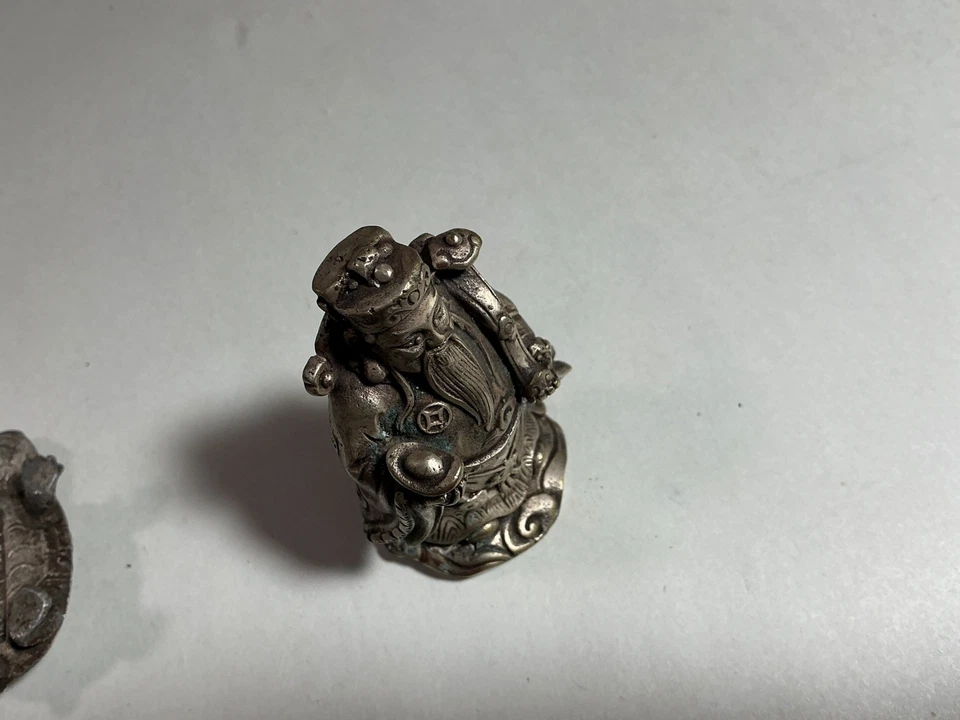 Artículos de Feng Shui y Buda tibetano de porcelana antigua marcados Foto 3 de 4