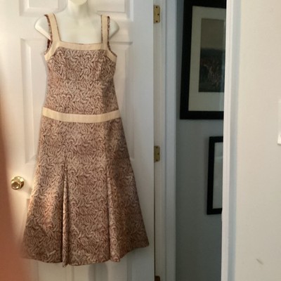 Vera Wang Brocade Maxi Length Cocktail Dress. Pre-owned But Never Worn!