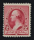 CKStamps: US Stamps Collection Scott#220 2c Washington Mint H OG