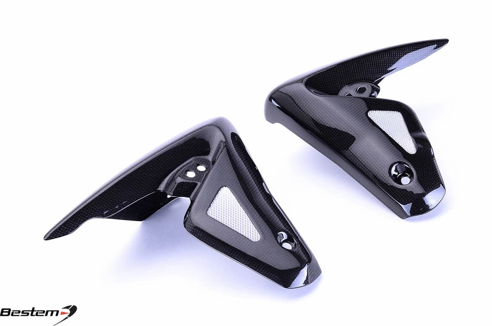 2008-2009 Triumph Speed Triple Radiator Side Cover Panel Fairing Carbon Fiber  - Image 2 of 4