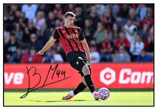 11985. Veljko Milosavljevic Signed Pictures (A4 Prints) Bournemouth Red Star etc