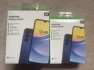New Samsung Galaxy A15 5G cricKet Wireless  Smart Phone 64GB & 6.5'' Display