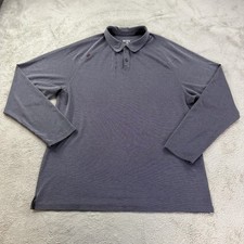 Rhone Polo Mens XL Gray Delta Pique Performan...