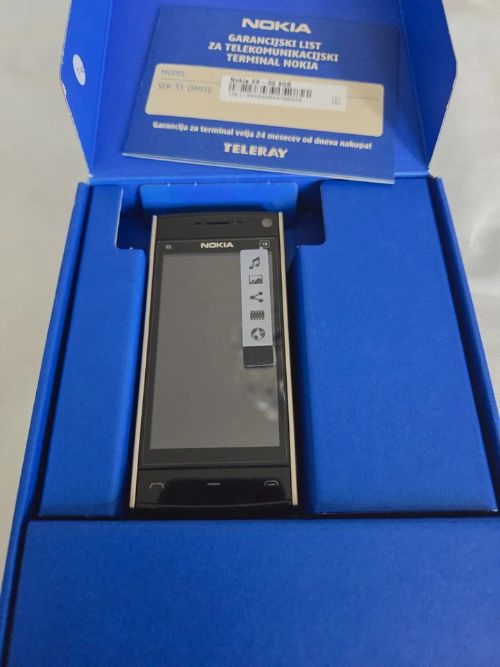 Brand New Nokia X6 8GB - 8 GB - Black (Unlocked) FREE SHIPPING - Image 4 of 4