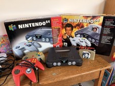N64 Console Boxed And Tested Goldeneye Edition With Extra Controller ++
