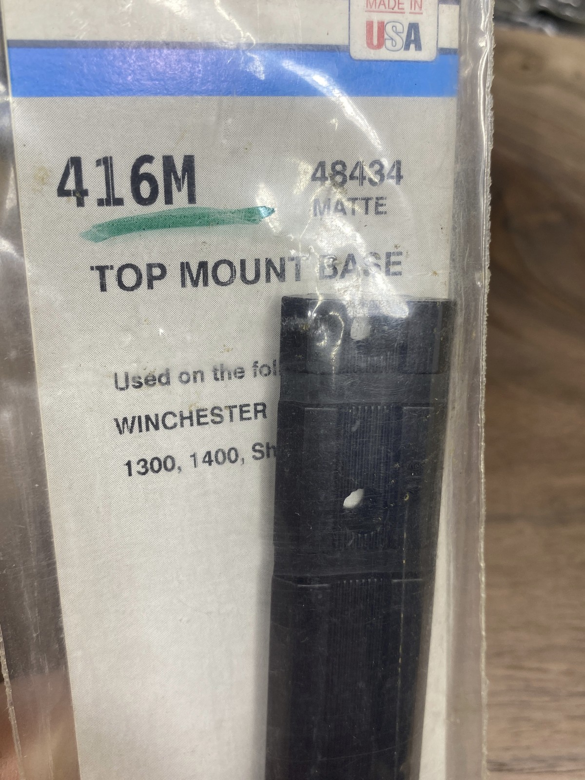 Weaver 416M Top Mount Base  Winchester 1300 1400