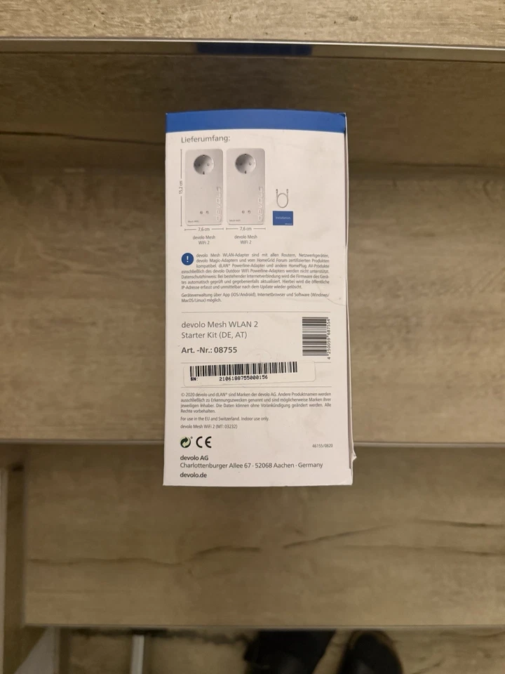 Devolo Mesh WLAN 2 Powerline WLAN Starter Kit, Weiß - Bild 3 von 4