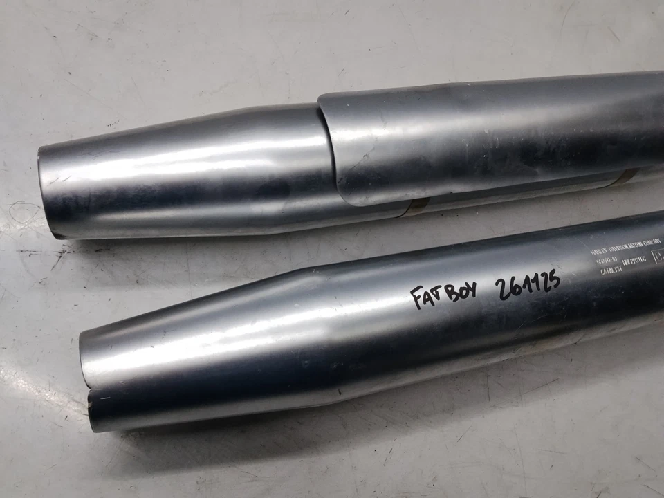 65870-10 Scarichi Harley Davidson Softail Fat Boy Lo FLSTFB ANV 2010 2016 2017 - Immagine 2 di 4