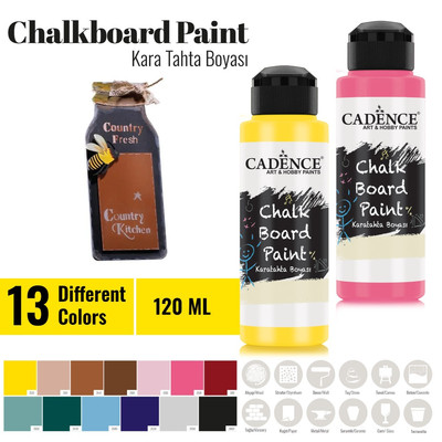 Cadence Tafelfarbe 120ML - Kreidetafel Lack Wasserbasiert Matt