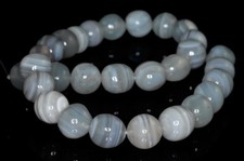 15x14mm Lace Agate Gemstone Pebble Loose Beads 7inch