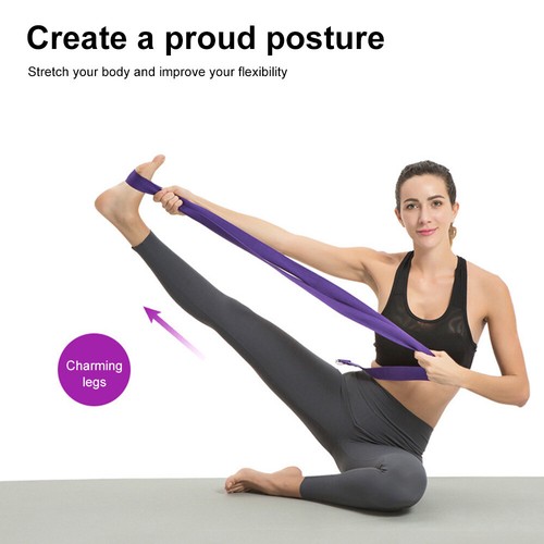Yoga Stretch Strap D-Ring Belt Fitness Exercise Leg Strong Band Gym Figure Waist - Picture 7 of 17