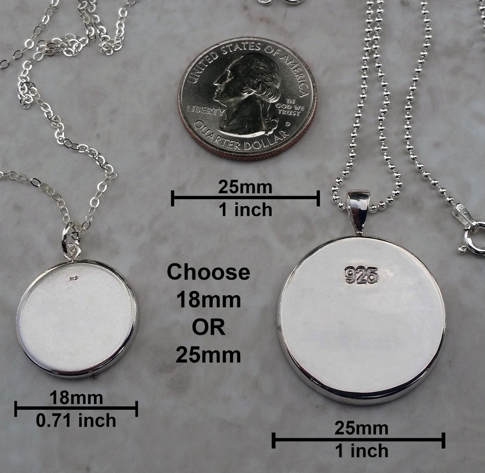 Sterling Silver 925 Necklace Pi Symbol 3.14 π Mathematics Math Science ...