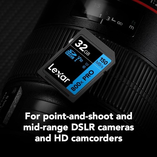 High-Speed 32GB 800x SD Cards - Perfect for 4K Video & Photography Needs - Photo 6 sur 9