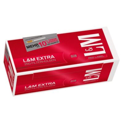 L&M Extra Zigarettenhülsen Red Label 8 x 250er (2000 Hülsen)
