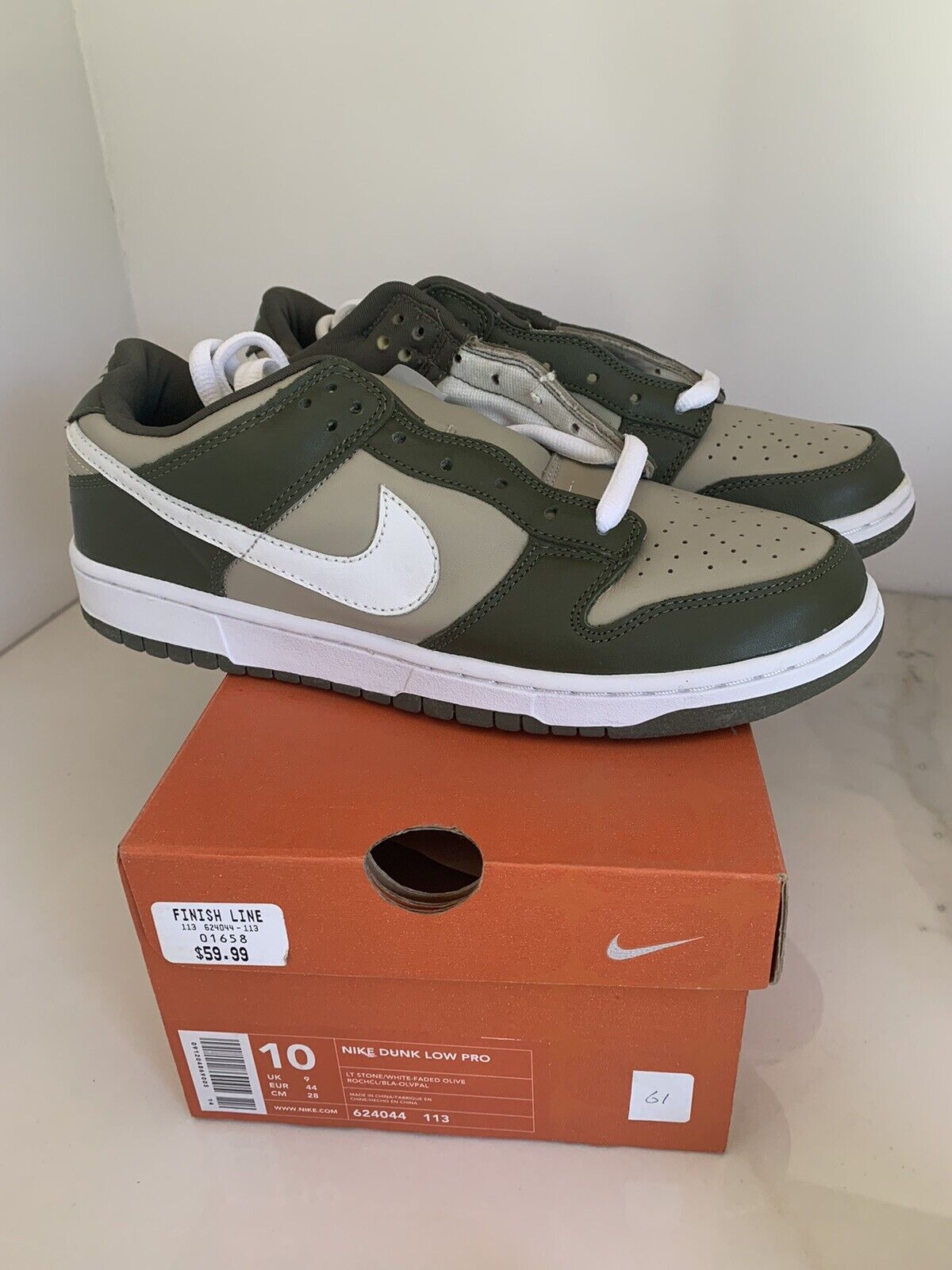 nike dunk low pro b olive