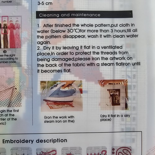 Maydear Parrot on the Treetop Cross Stitch Kit Pre-Printed Fabric - Picture 5 of 6