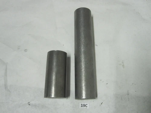 2X Hot Roll Steel Round Bar Stock 2” x 4-1/4” long and 1-7/8 x 9-1/8” Long