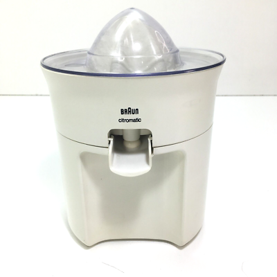 Braun Citromatic Deluxe Citrus Juicer MPZ22 4979 White Juice