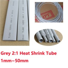 1mm-50mm Grey 2:1 Heat Shrink Tube Tubing Sleeving Heatshrink Wrap Wire Cable