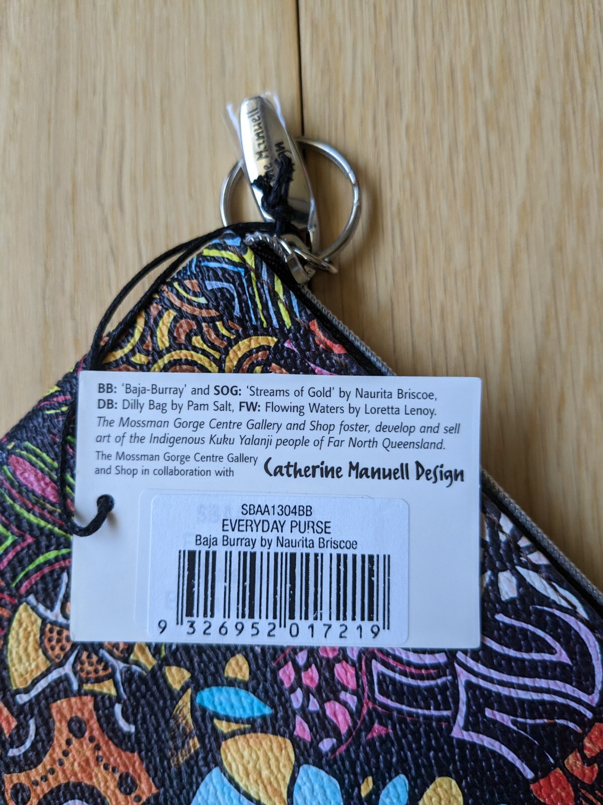 Boho chic abstract expression zipper everyday lea… - image 9