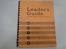 Bell Telephone 1959 Leader’s Guide for Public Telephone Marketing Payphones