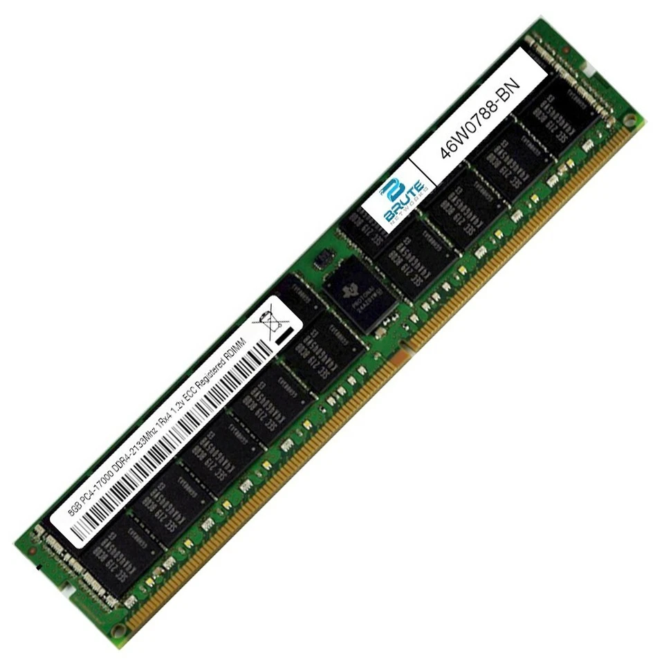 46W0788 - IBM Compatible 8GB PC4-17000 DDR4-2133Mhz 1Rx4 1.2v ECC RDIMM - Image 2 of 3