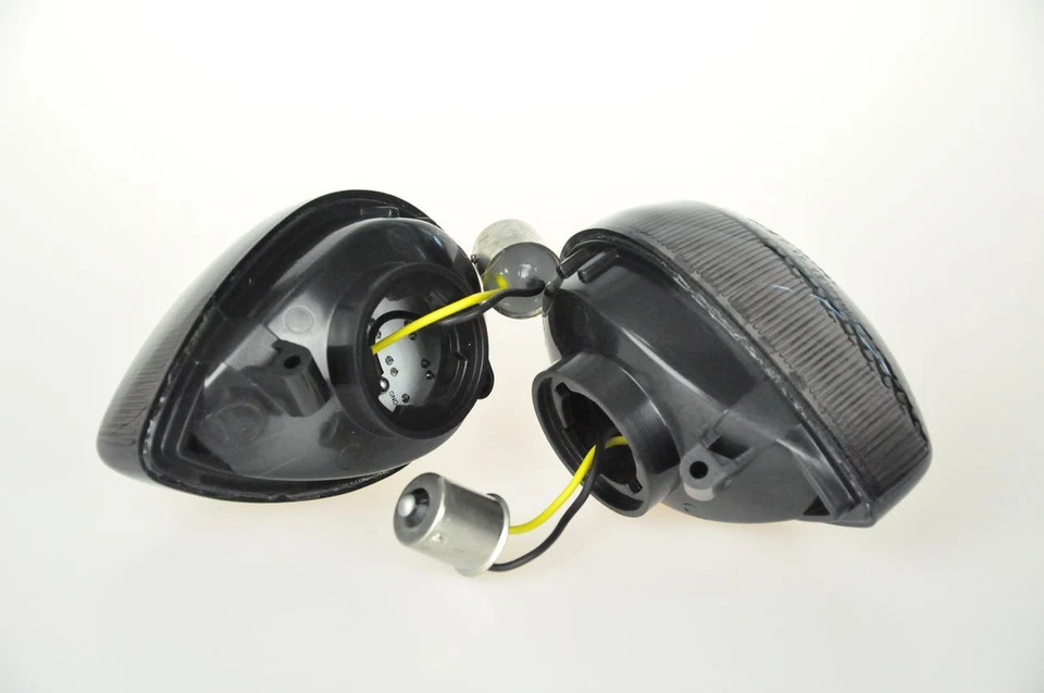 Señal de giro LED compatible con Yamaha R1 R3 R6 FZ6/R FZ1/8 FZ07/09 MT07/09 XSR700/900 humo Foto 4 de 4