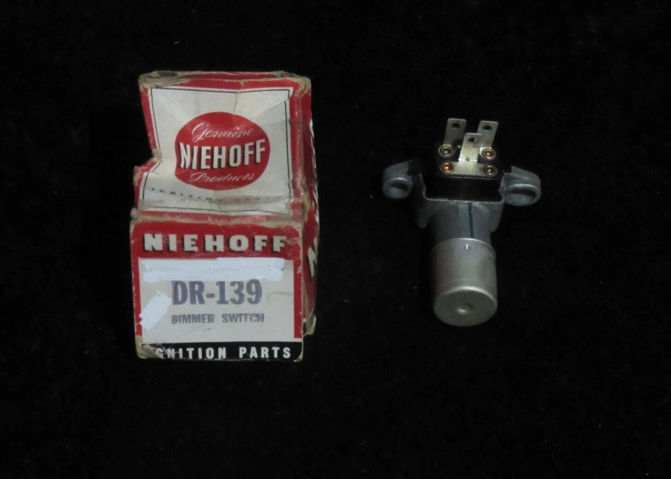 NOS 1961-1966 Buick Chevrolet Corvette Oldsmobile Niehoff Dimmer Switch Foto 2 de 4