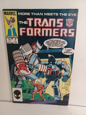 Transformers #7 More Than Meets Eye Megatron 1985 Marvel Comics | eBay