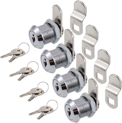 Cabinet Cam Lock, 5/8 Inch Keyed Alike Cam Locks Secure File Drawer Door