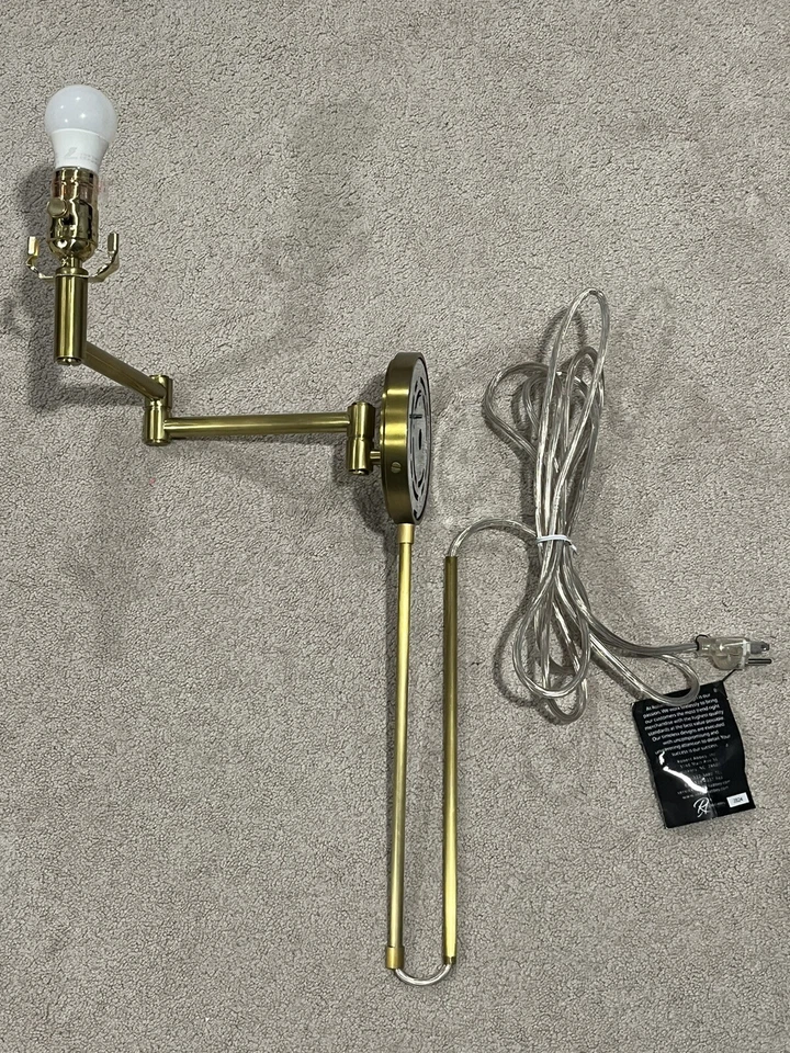 Luminária de parede Robert Abbey Sofia uma luz bronze swinger - Imagem 2 de 4