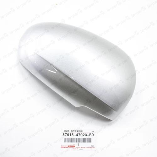 Genuine OEM Toyota 10-15 Prius Prius V Passenger Side Mirror Cover Silver 1F7