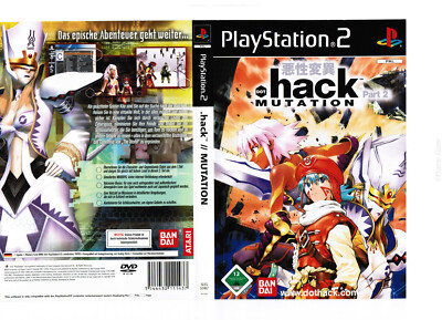 Sony Playstation 2 PS2 PAL Dot. Hack Mutation Cover kein Spiel!