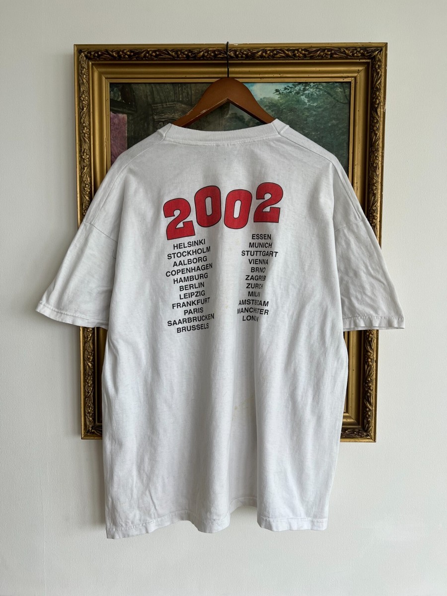 Vintage 2002 ZZ Top Rock Band White T-shirt Sz XXL | eBay