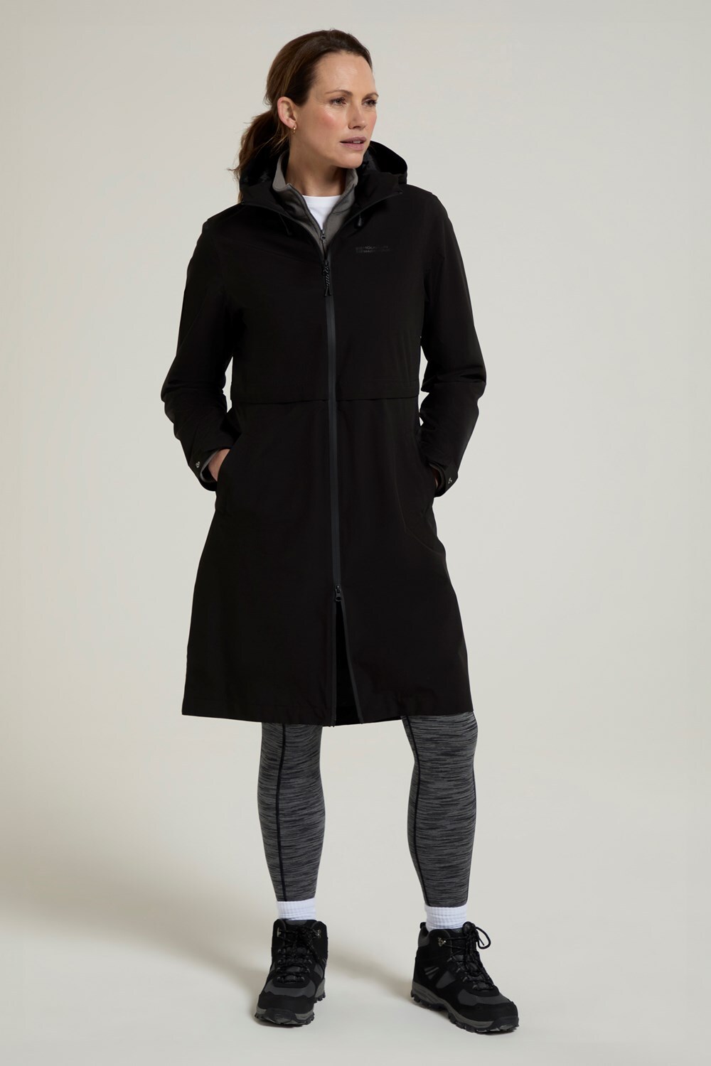 Mountain Warehouse Hilltop Women’s Extra Long Jacket Ladies Waterproof