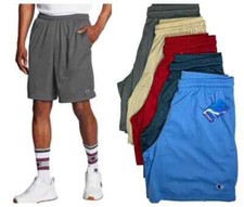 Champion Long Mesh Men's Shorts with 2 Pockets 9 inch Inseam With Drawstring