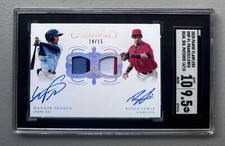2020 Panini Flawless Wander Franco Royce Lewis Dual Patch Auto 14/15 SGC 9.5/10
