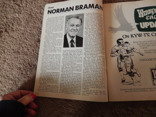GAMEDAY Magazin PHILADELPHIA EAGLES 25TH ANNIVERSARY OF 1960 NFL CHAMPIONSHIP - Bild 4 von 14