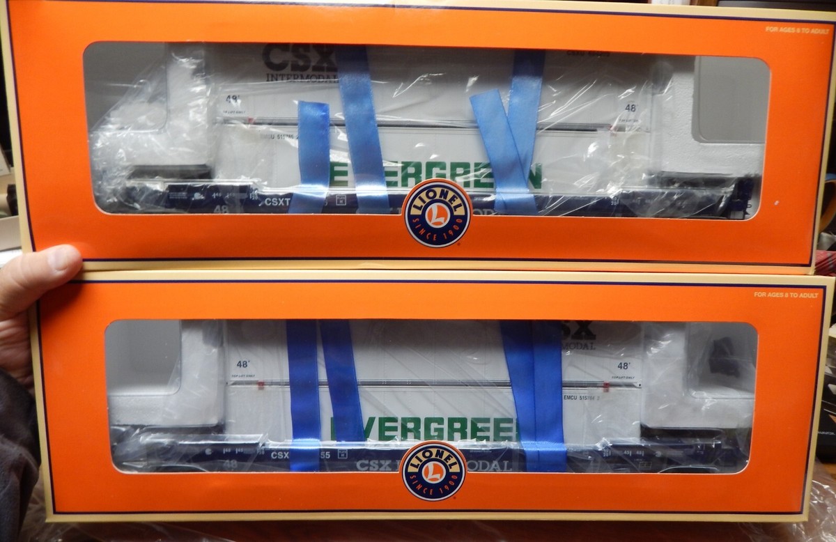 LIONEL 6-21894 CSX HUSKY STACK 2 CAR SET NEW IN BOX 0 SCALE LIONEL 6-21894 CSX HUSKY STACK 2 CAR SET NEW IN BOX 0 SCALE